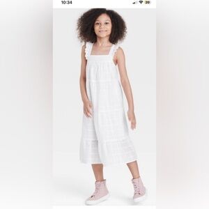 EUC White Eyelet Dress